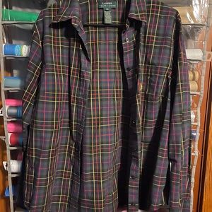 Lauren Ralph Lauren 1x Button Up Shirt Women